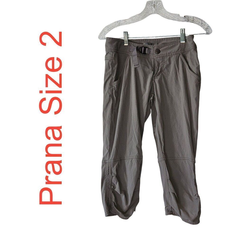 Prana Size 2 Cropped Exercise Women's Hiking Pants Gorpcore Utility Yoga